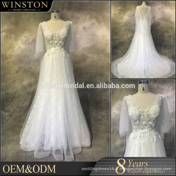 Professionnelle Chine usine sweetheart tulle dentelle sirène robe de mariée